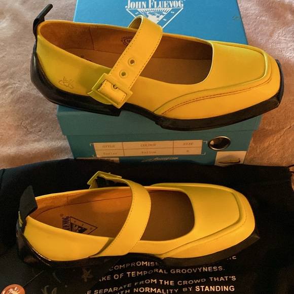 Yellow Fluevog “Tayler” Shoes - Picture 10 of 13